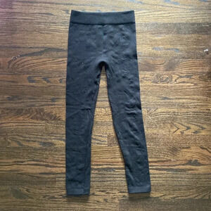 Blue Star Ribbed Leggings